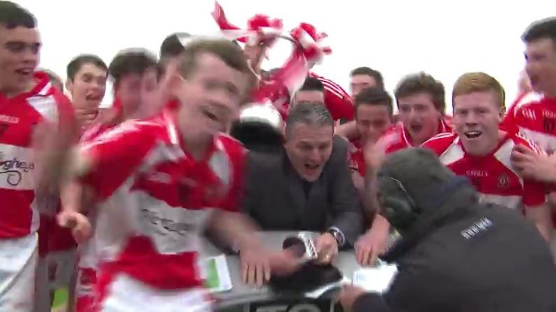 Monaghan Minor Champions Show Everyone How You're Supposed To Celebrate On TG4