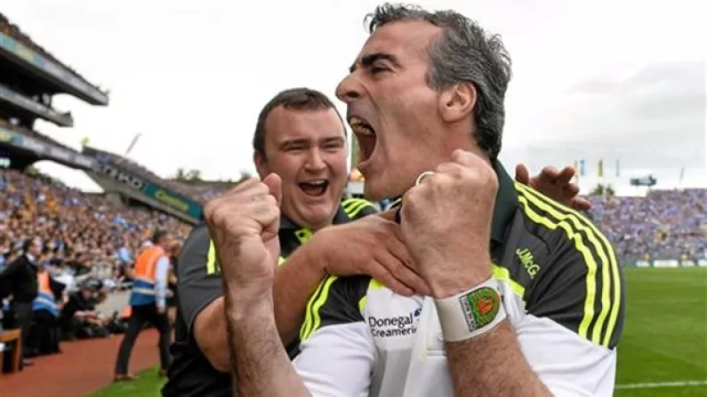 Proof That Jim McGuinness Was Unnaturally Confident About Beating Dublin In 2014