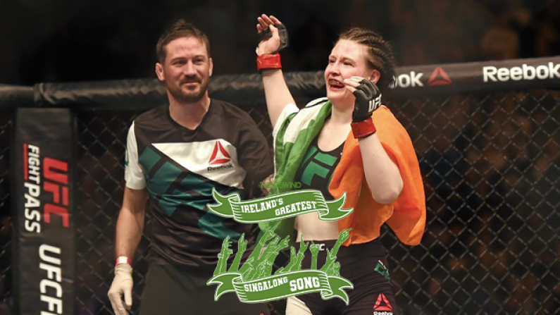 Watch: The Crowd Losing It To 'Zombie' As Ais Daly Walked On At UFC Dublin