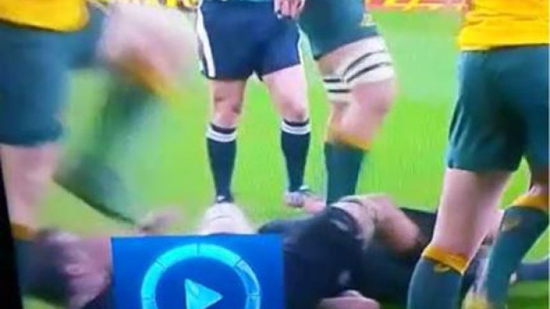 Video: It Looks Like Richie McCaw Got A Nasty Boot To The Face