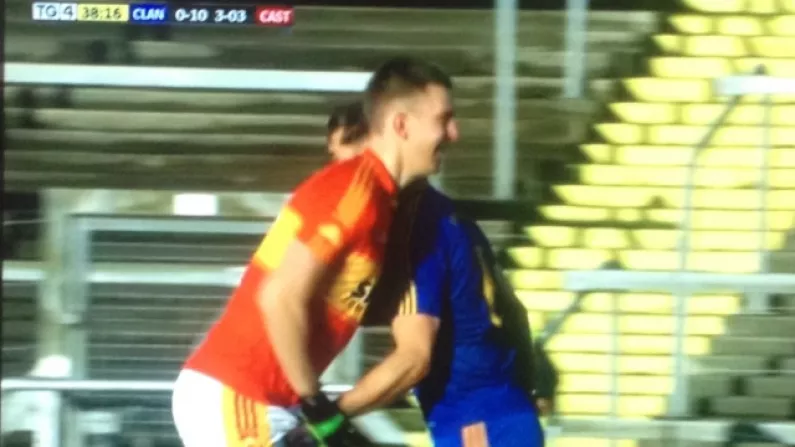 Video: Clann Na nGael Player Gets Up Close And Personal With Castlebar's Barry Moran