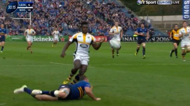 Video: Dave Kearney Will Never Want To See This Wasps Try Against Leinster Again