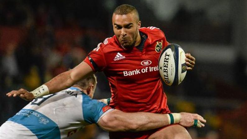 Simon Zebo To Link Up With Familiar Faces If Latest Transfer Rumours Are True