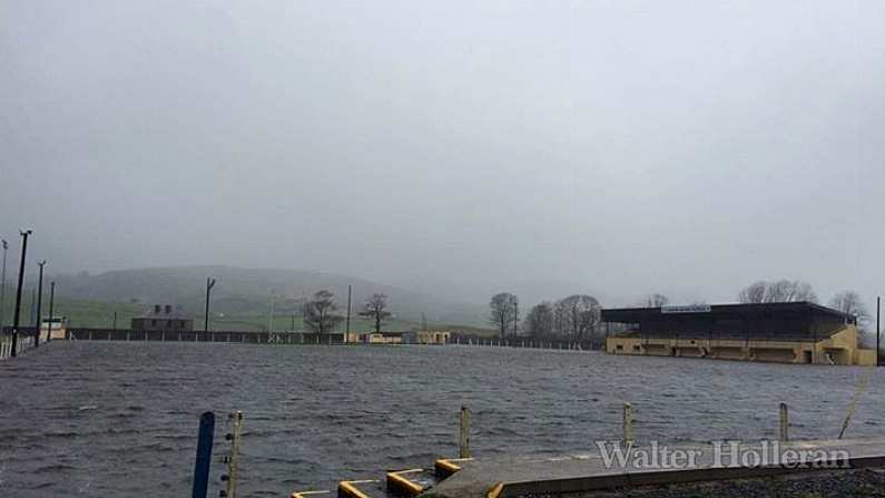 The Wettest GAA Pitch In The Country Has Taken "Fierce Drying" To Another Level