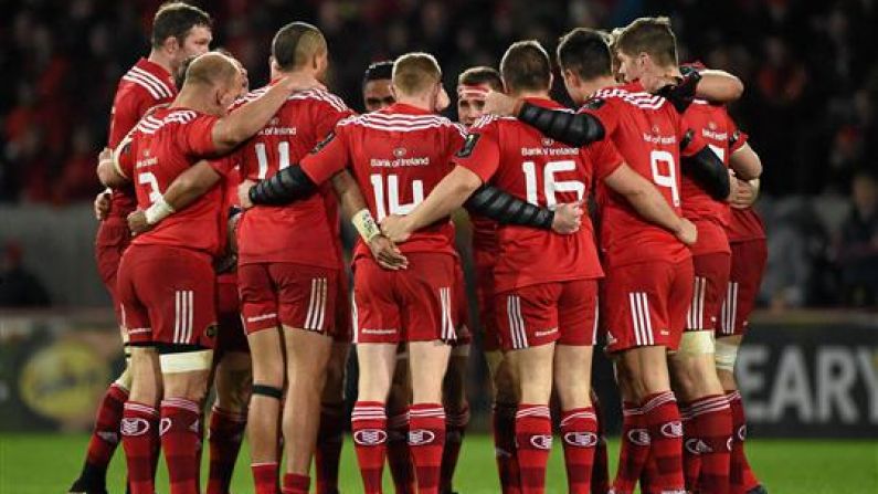 Munster's Game With Stade Francais This Weekend Has Been Postponed