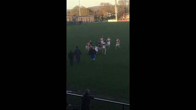 VIDEO: Wild Scenes In Derry As Spectators And Mentors Join Major On-Pitch Brawl