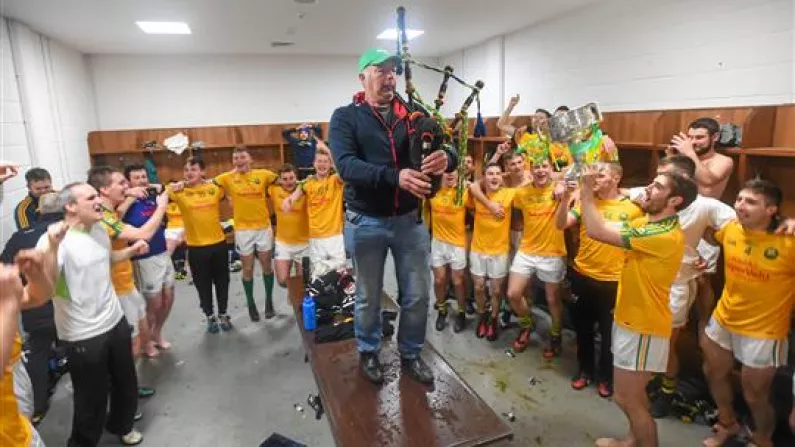 Video: The Bag Pipe-Led Dressing Room Celebrations As South Kerry Claim County Championship