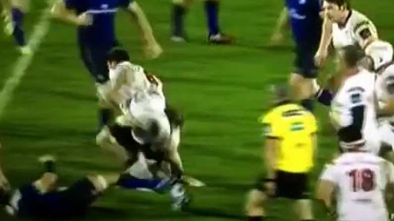 Watch: Ulster's Nick Williams Sends Rhys Ruddock Flying With A Monster Handoff