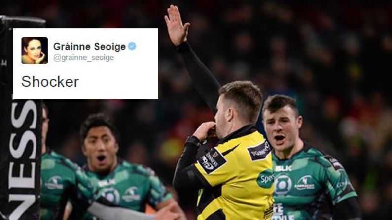 Watch: Twitter Was United Against The Decision That Almost Cost Connacht A Long Awaited Win