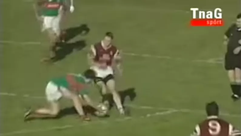 Watch: We Have A New Contender For 'Filthiest GAA Tackle Of The 90s'