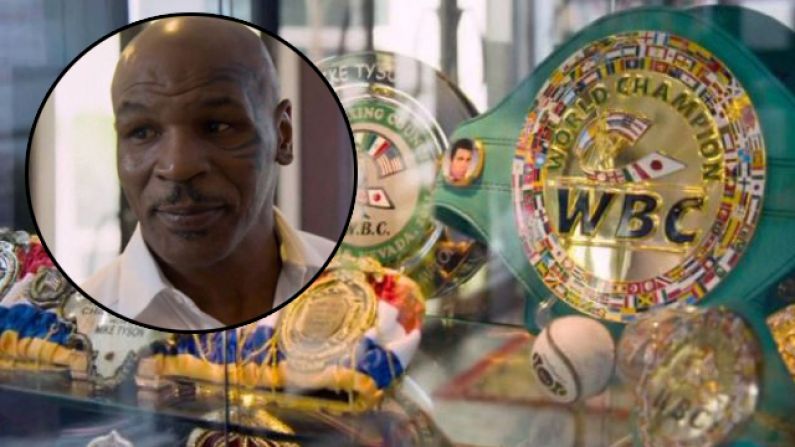 The Incredible Story Behind The Sliotar In Mike Tyson's Trophy Cabinet Has Been Revealed