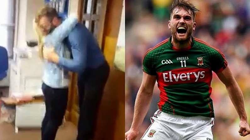 Watch: Aidan 'Sexy Beast' O'Shea Surprises The Hell Out Of Mayo Girl For Kris Kindle