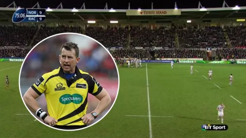 Video: Nigel Owens Admonishes Player For Swearing On Live TV