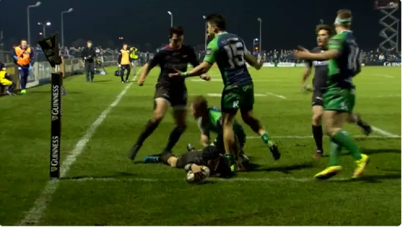 WATCH: The Entire World Now Agrees That Connacht Got Ridiculously Lucky Here