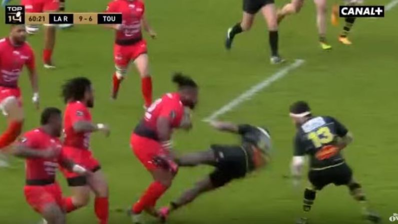 Watch: Mathieu Bastareaud Acts As Physio After Truly Colossal Collision Leaves Opponent KO'd