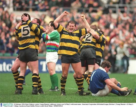 Peter Clohessy Young Munster Win OVer St MArys AIL Div 1 feb 93