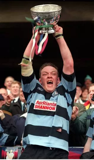 Mick Galwey winning Garryowen Shannon 1998