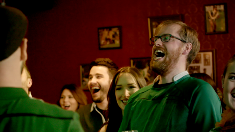 Watch: Irish And English Rugby Fans Stage Epic Sing-Song For The Sake Of A Pint