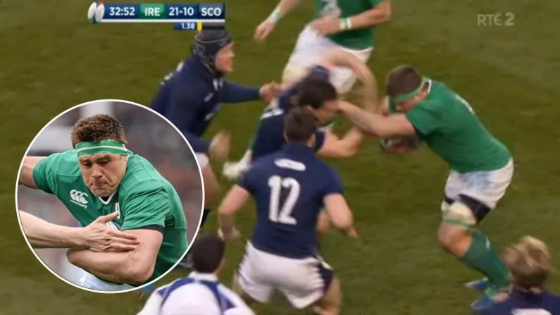 Watch: CJ Stander's Hand-Off Epitomised His Beast Mode Six Nations