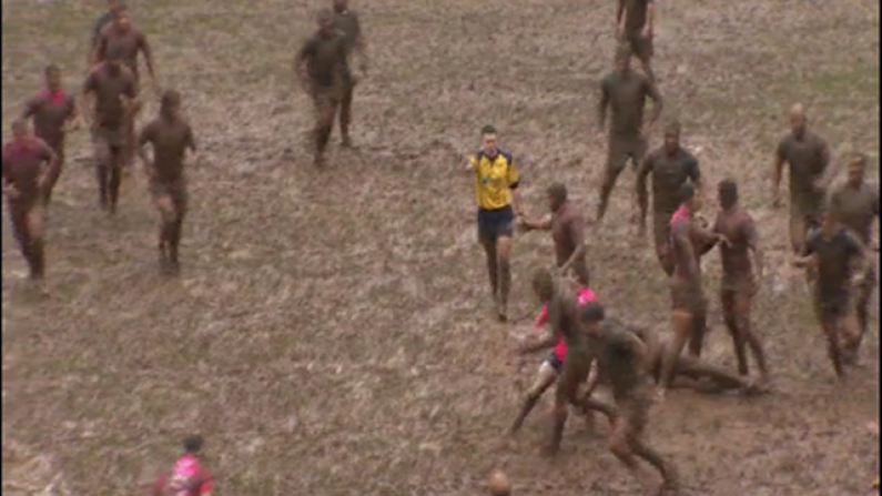 VIDEO: Unbelievable Conditions Wreaked Havoc With Big Welsh Club Rugby Tie