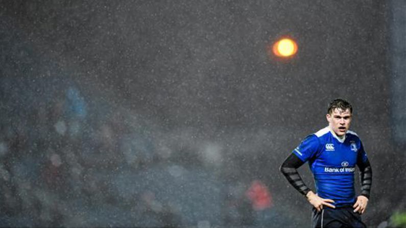 10 Fantastic Photos From The Brutal Conditions At The RDS For Leinster Vs Connacht