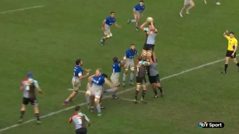 Video: Harlequins Produced A Lineout Try Of Absolute Perfection Against Saracens