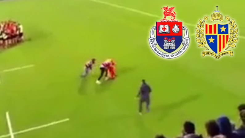 The Biggest Hit Of The Year Came At Half Time Of A Leinster Schools Clash