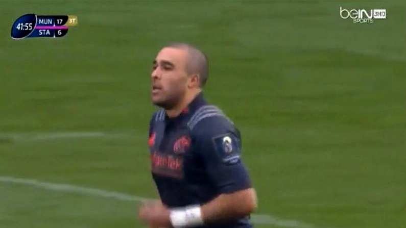 Watch: Simon Zebo And Ian Keatley Combine For Superbly Worked Munster Try