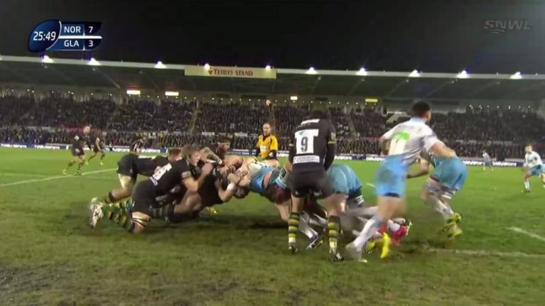 GIF: The Unnecessary Incident That Saw Glasgow Flanker Ryan Wilson Cited For "Testicle Grabbing"