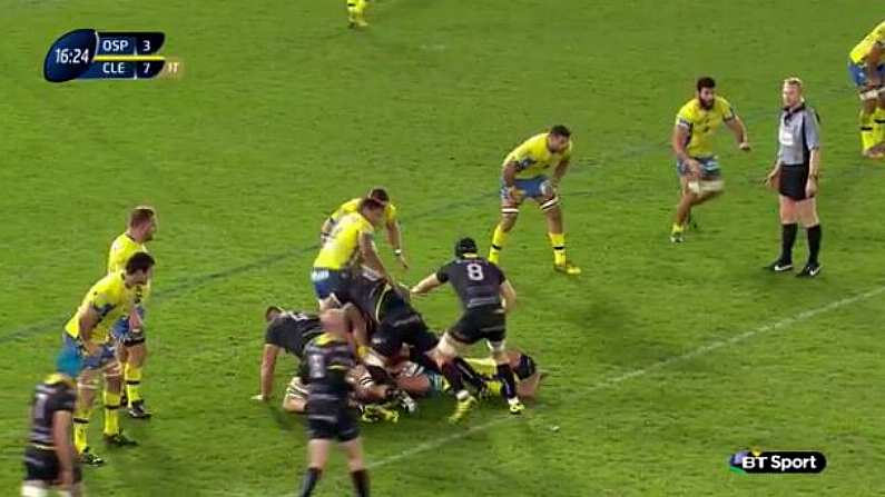 Clermont Player Gets Lengthy Ban For Shoving Wayne Barnes During Champions Cup Game