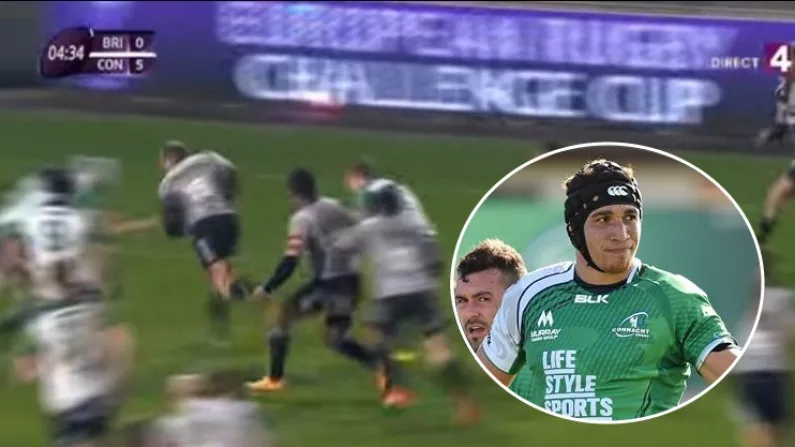 Watch: Ultan Dillane's Huge, Try-Saving Tackle For Connacht Against Brive