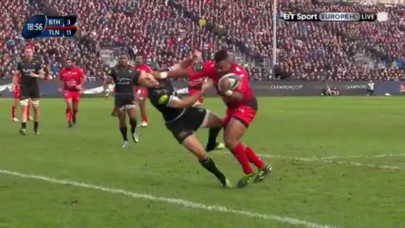 George Ford Attempted To Tackle Steffon Armitage, It Did Not Go Well For Him