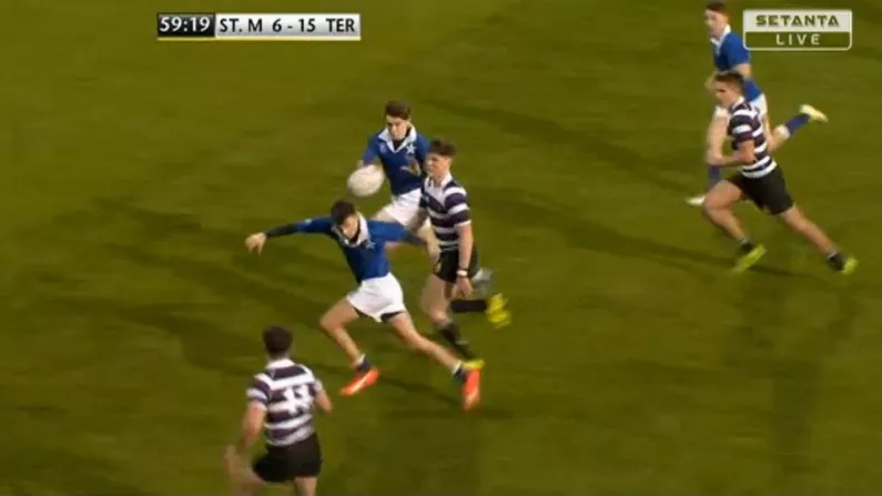 Watch: Schools Rugby Seasons Kicks Off With A Miraculous One-Two Try Off A Player's Head