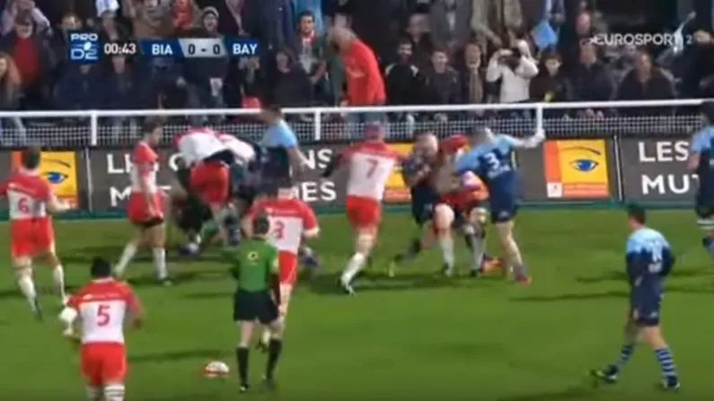 It Took Just 35 Seconds For A Mass Brawl To Break Out In French Rugby Derby