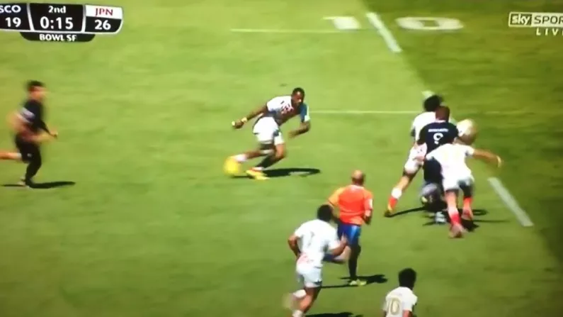 Scottish Sevens Star Produces An Offload That Makes Sonny Bill's Effort Look Very Ordinary
