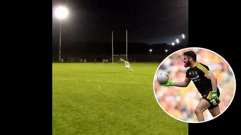 Video: Donegal's Paul Durcan Slots In A Free From DOWNTOWN In Game In The Middle East