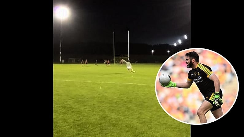 Video: Donegal's Paul Durcan Slots In A Free From DOWNTOWN In Game In The Middle East