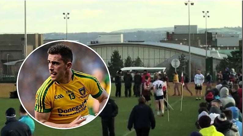 Watch: Donegal's Paddy McBrearty Scores Superb Acute Sideline Ball In Sigerson Cup