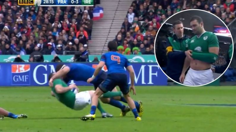 Dave Kearney Set For A Lengthy Spell Out After A Sickening Hit From France Hooker Guirado
