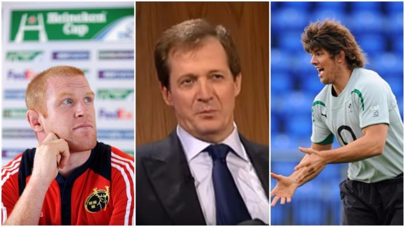 Uncovering The Story Behind An Irish Second Row Pulling Down Alastair Campbell's Pants