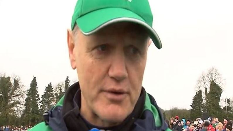 Watch: Joe Schmidt Has Good News For Those Who Want To See Youth Given A Chance