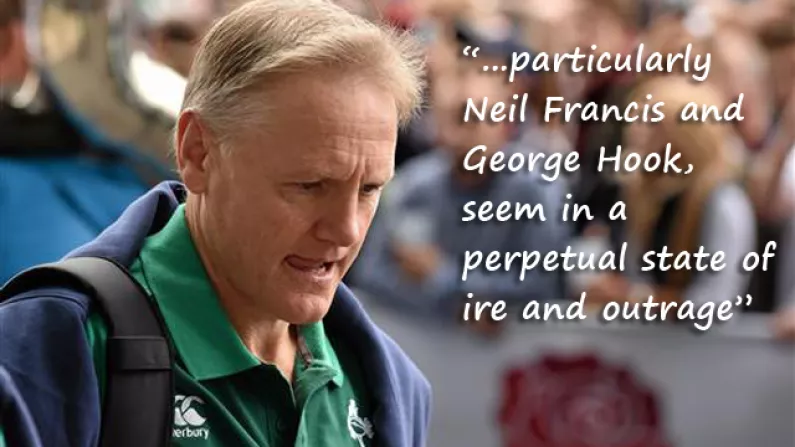 The English Media Are Bemused That Joe Schmidt's Job Could Be Under Threat