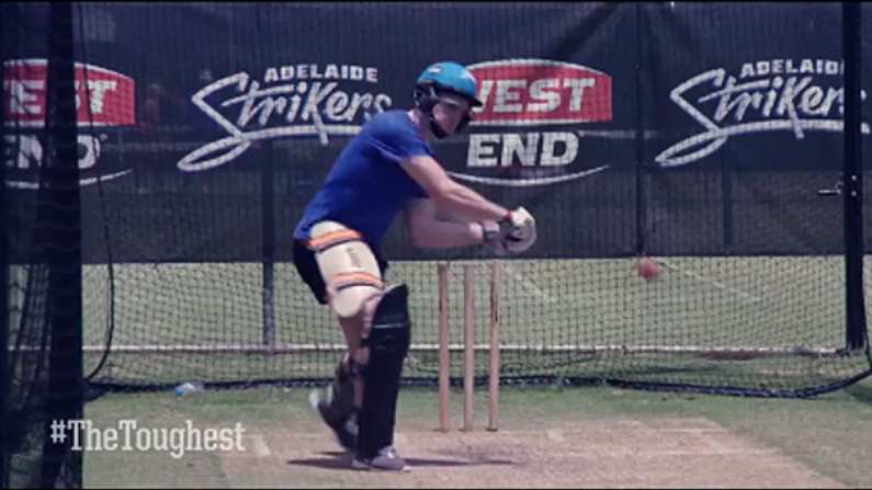 Watch: Brendan Maher Tries To Prove That A Hurler Can Excel At Cricket