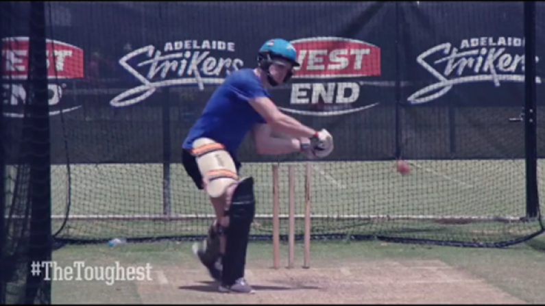 Watch: Brendan Maher Tries To Prove That A Hurler Can Excel At Cricket