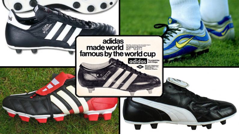 Evolution of hot sale football boots