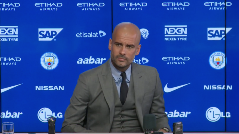 Watch: Pep Guardiola Admits He's 'Curious' About Raheem Sterling's Ability