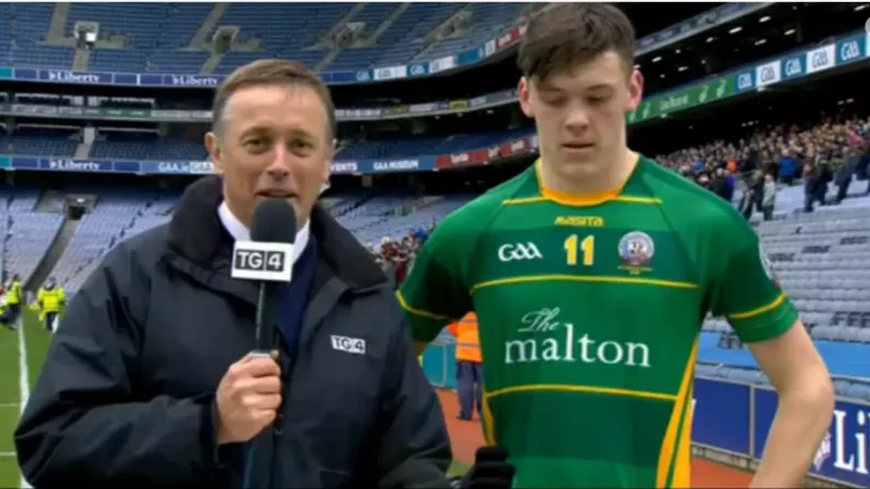 Watch: Hogan Cup Man Of The Match Gets Jocked During Acceptance Speech On TG4