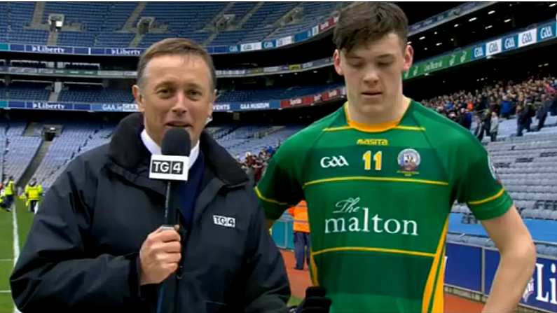 Watch: Hogan Cup Man Of The Match Gets Jocked During Acceptance Speech On TG4