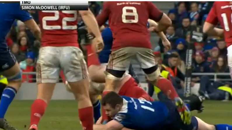 Video: Cian Healy Sin-Binned For Extremely Reckless Tackle On Dave Kilcoyne