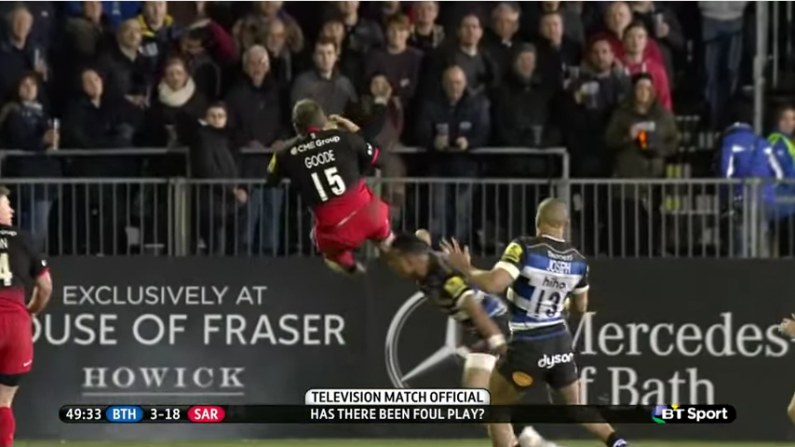 Watch: Rugby Fans Can't Decide If Anthony Watson Should Have Been Sent Off Or Not